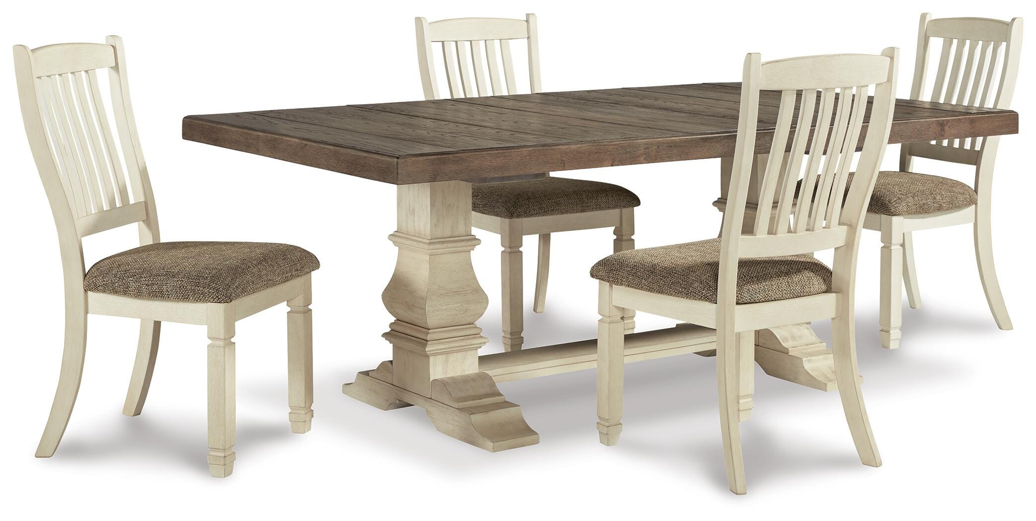 Bolanburg Extension Dining Table and 4 Chairs — 5-Piece Set Signature Design by Ashley® Dining Room