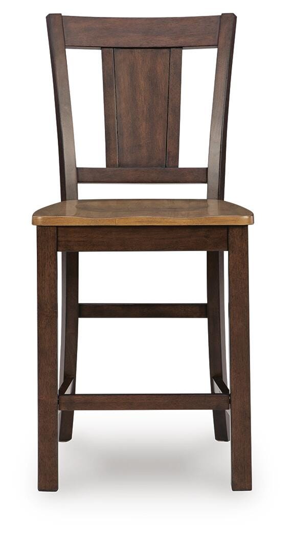 Rylandeen Counter Extension Table and 6 Barstools — 7-Piece Signature Design by Ashley® Dining Room