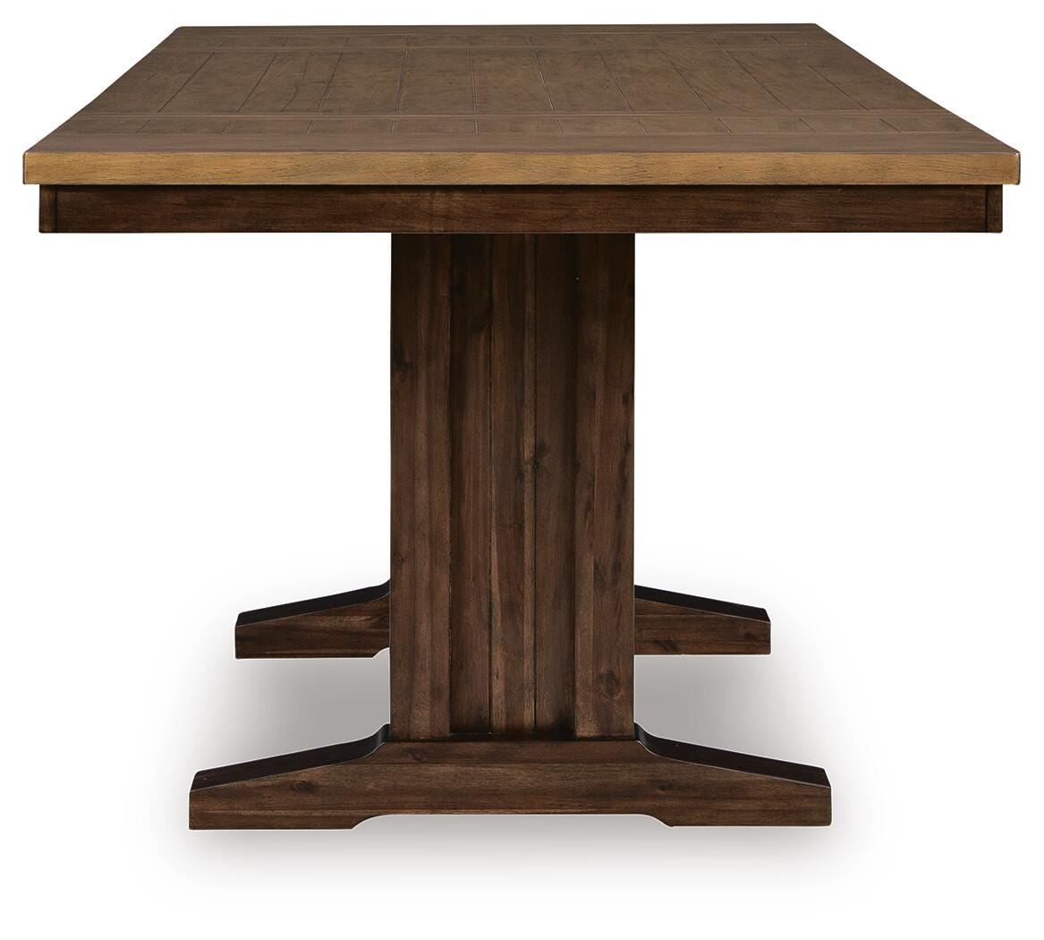 Rylandeen Counter Extension Table and 8 Barstools — 9-Piece Signature Design by Ashley® Dining Room
