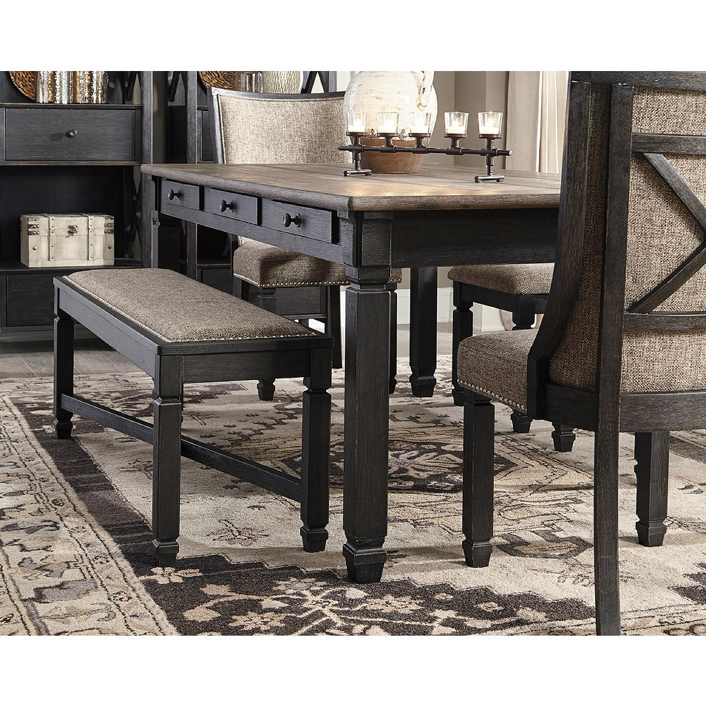 Tyler Creek Dining Table and 4 Chairs with Bench Signature Design by Ashley® Uncategorized