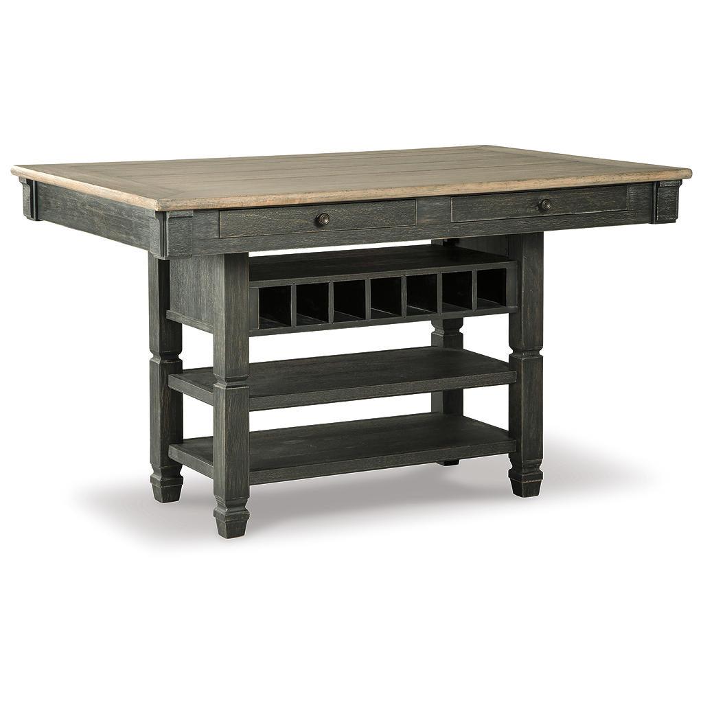 Tyler Creek Counter Table, 4 Barstools, Server And Bench Signature Design by Ashley® Uncategorized