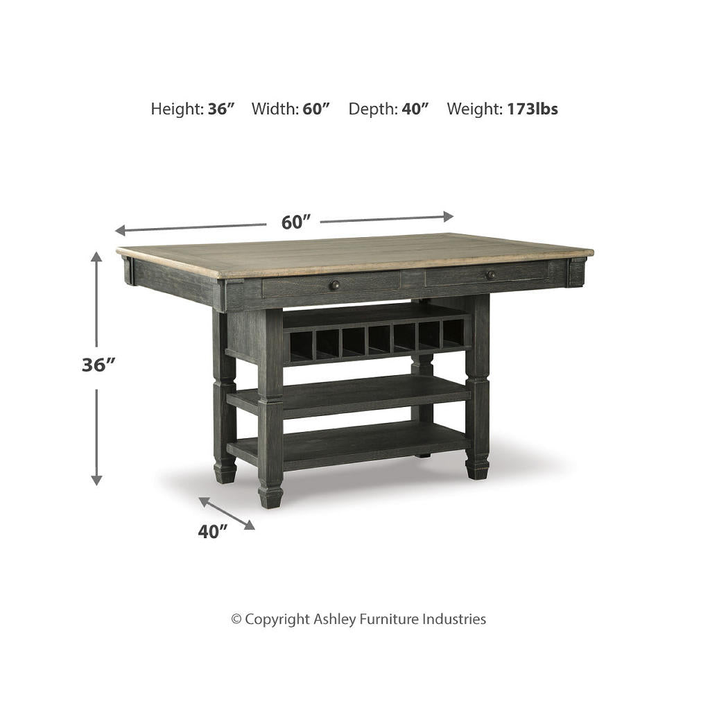 Tyler Creek Counter Height Dining Table and 2 Barstools Signature Design by Ashley® Uncategorized