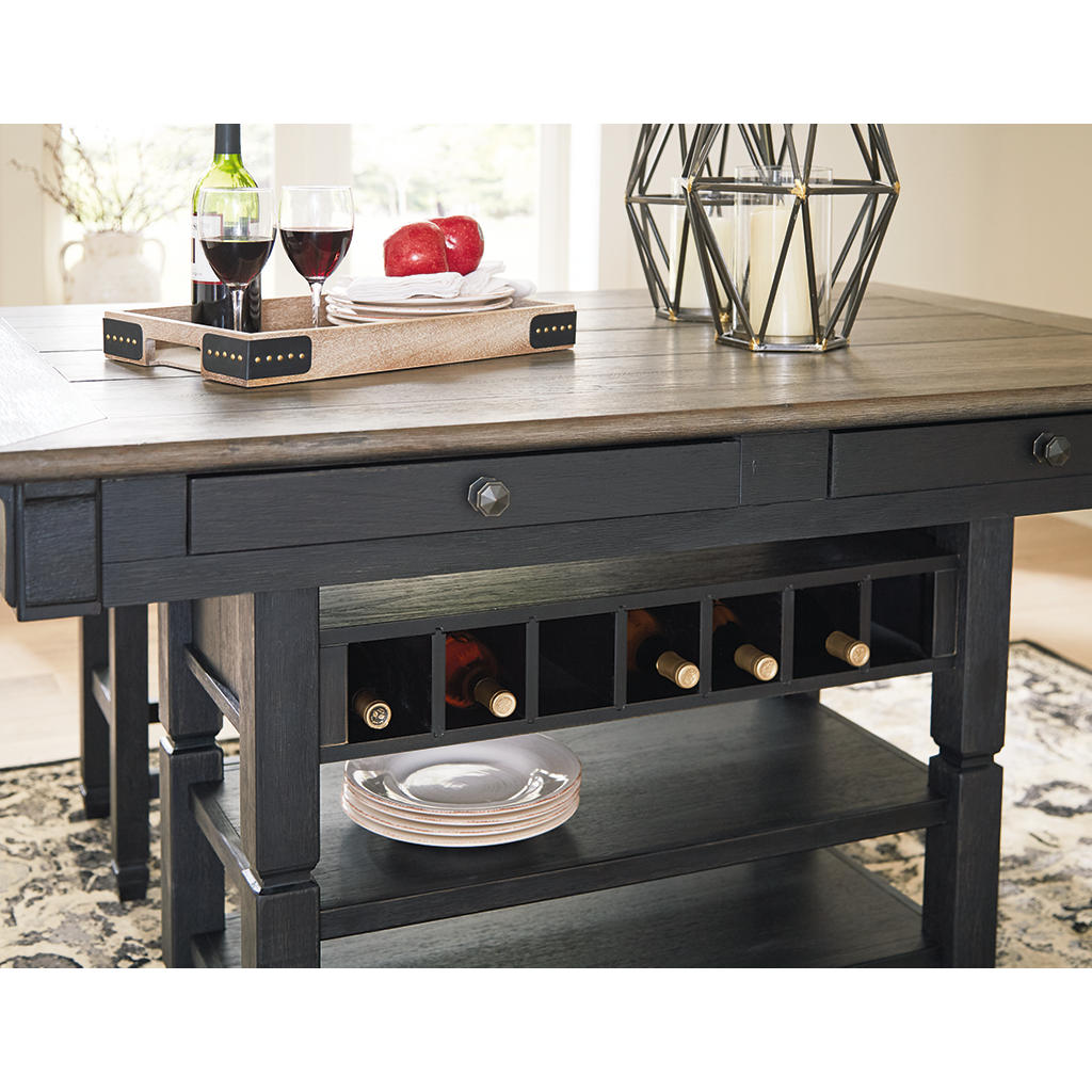 Tyler Creek Counter Height Dining Table and 4 Barstools and Bench Signature Design by Ashley® Uncategorized