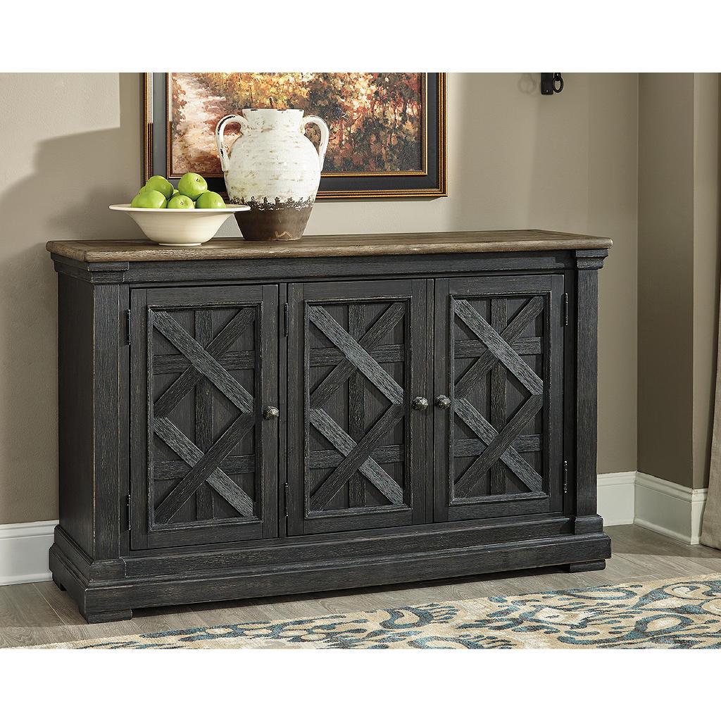 Tyler Creek Counter Table, 4 Barstools, Server And Bench Signature Design by Ashley® Uncategorized