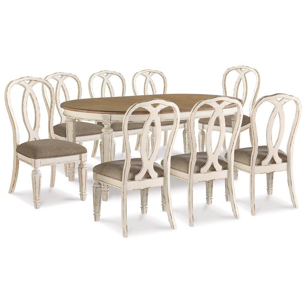 Realyn Dining Table and 8 Chairs Signature Design by Ashley® Uncategorized