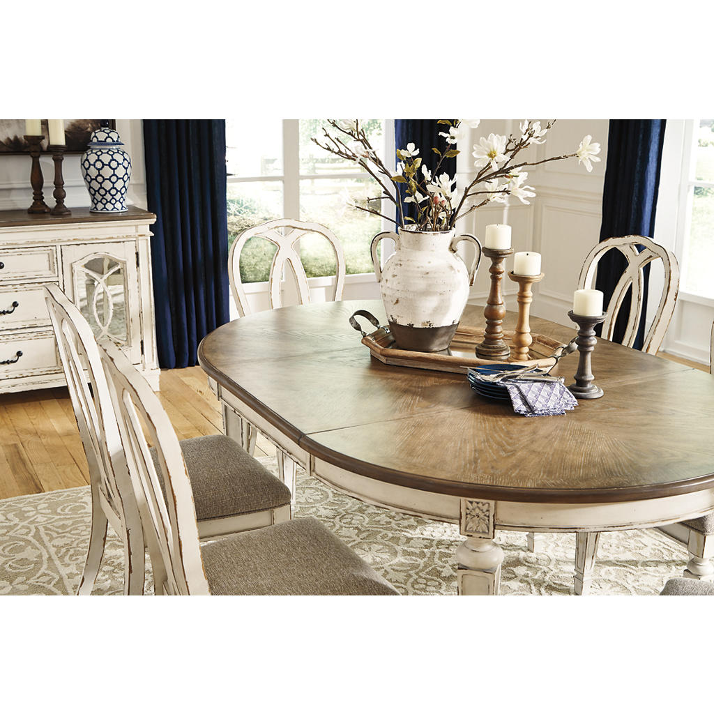 Realyn Dining Table and 8 Chairs Signature Design by Ashley® Uncategorized