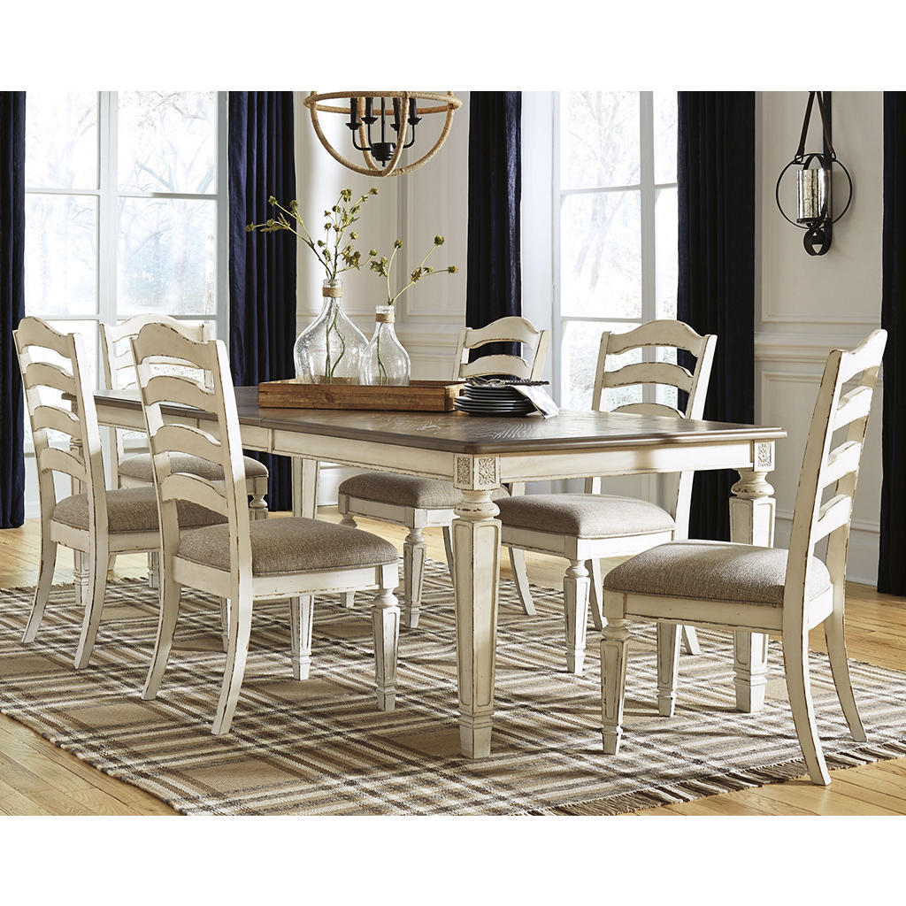 Realyn Dining Table with 8 Chairs Signature Design by Ashley® Uncategorized