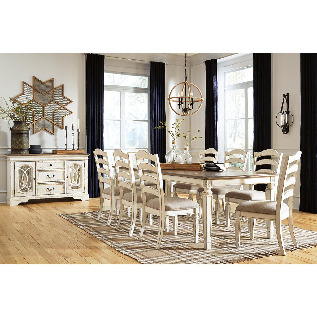 Realyn Dining Table and 8 Chairs (D5) Signature Design by Ashley® Uncategorized