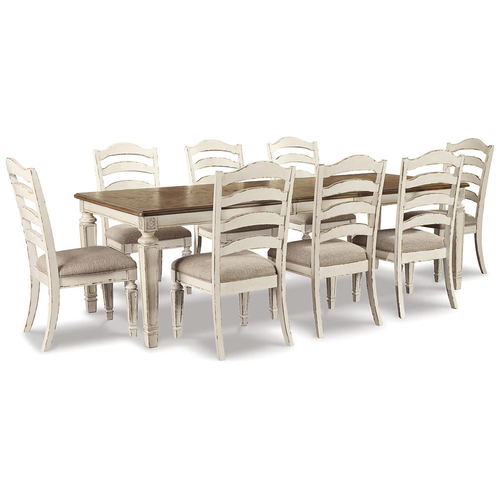 Realyn Dining Table and 8 Chairs (D5) Signature Design by Ashley® Uncategorized