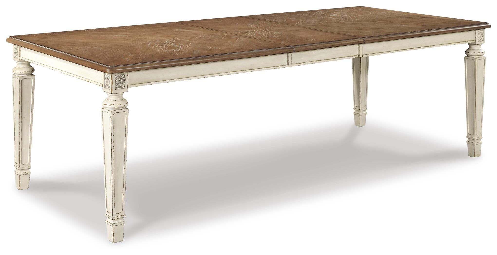 Realyn Extension Dining Table and 6 Chairs — 7-Piece Set Signature Design by Ashley® Dining Room