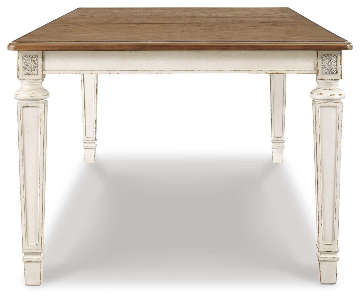 Realyn Extension Dining Table and 6 Chairs — 7-Piece Set Signature Design by Ashley® Dining Room