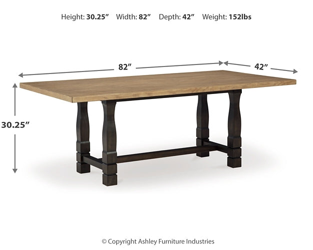 Charterton Dining Table and 8 Chairs