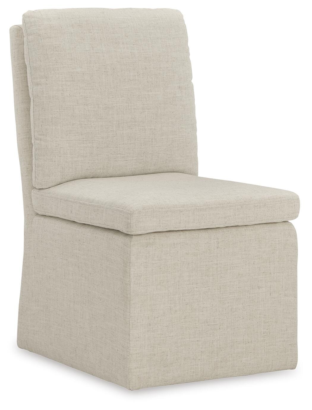 Krystanza Dining Chair Set of 2 — Oatmeal Upholstered Pair Millennium® by Ashley Dining Room