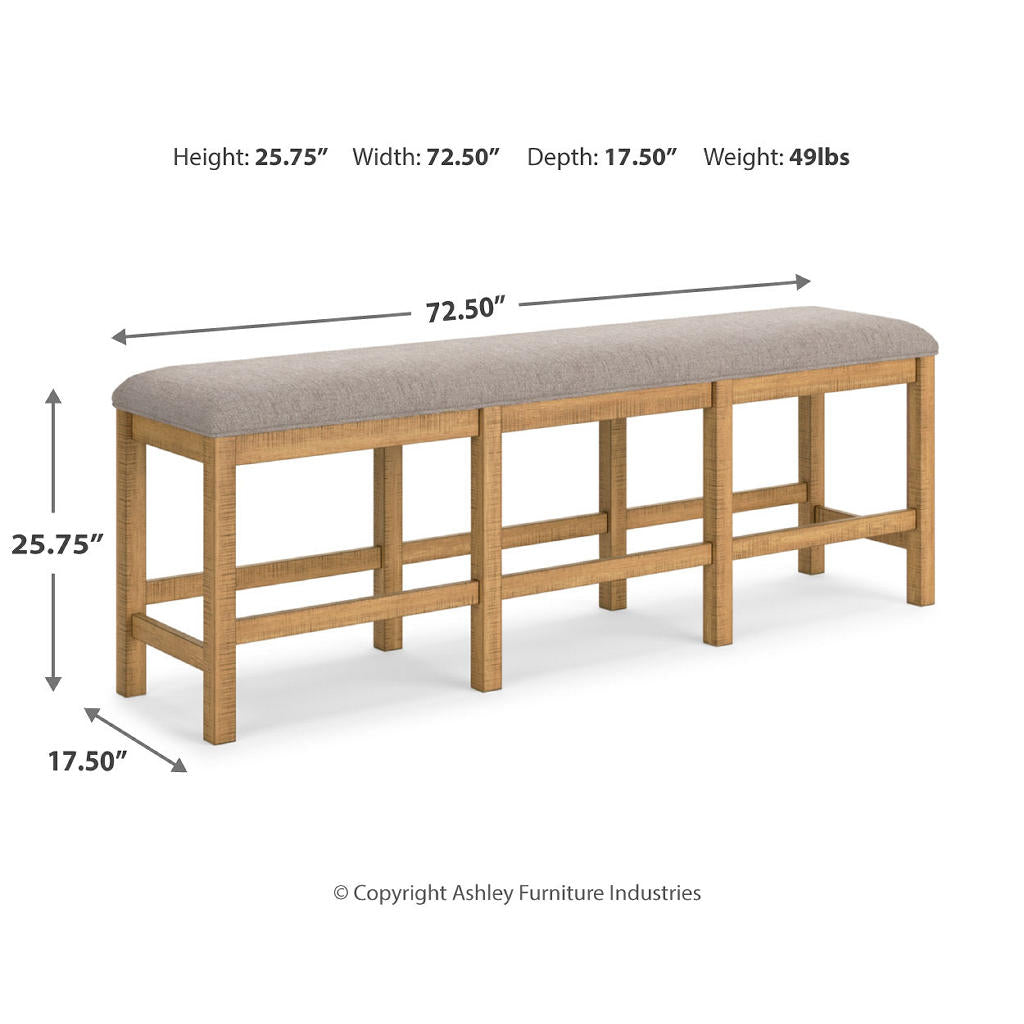 Havonplane Counter Height Dining Table, 6 Barstools and Bench Signature Design by Ashley® Uncategorized