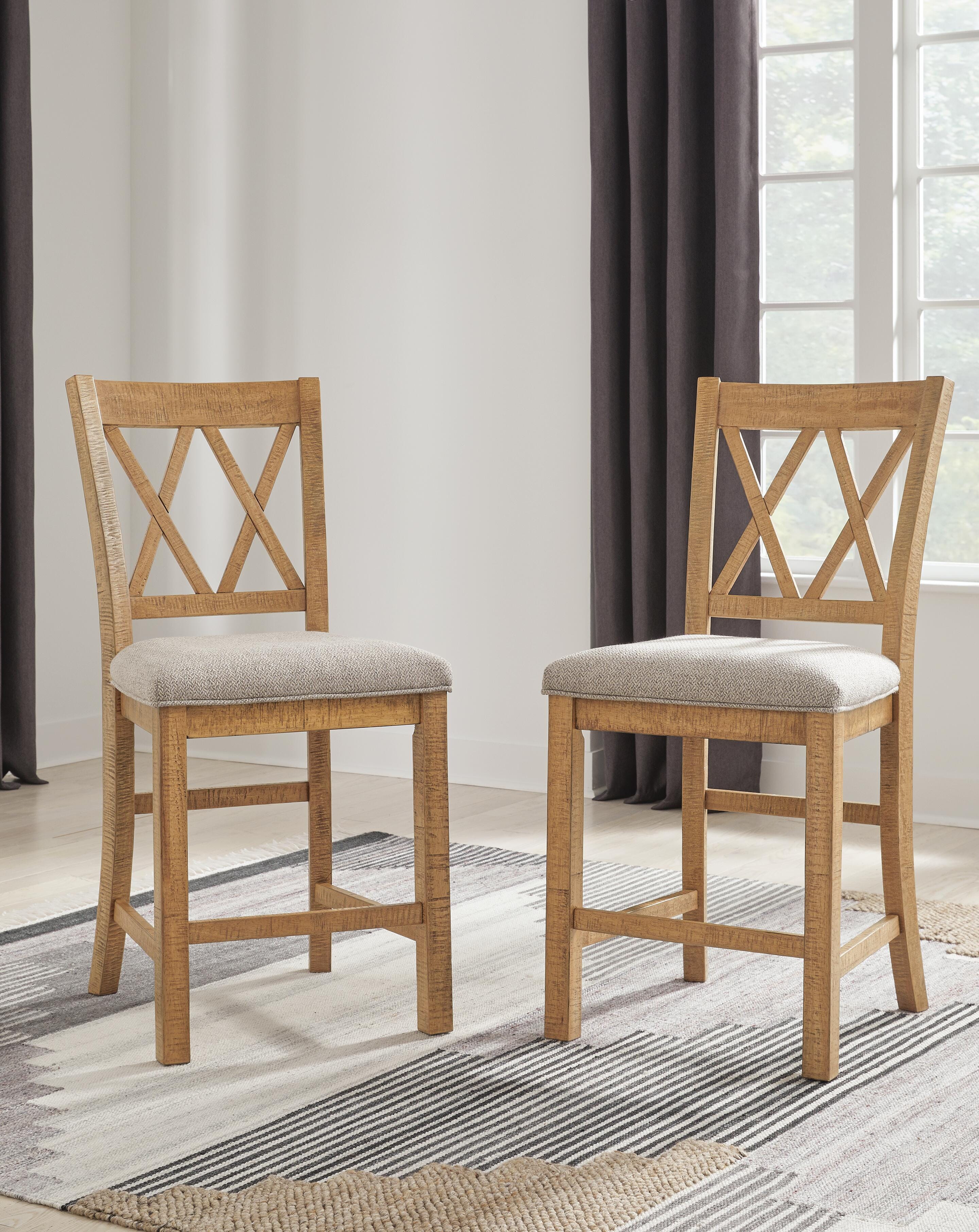 Havonplane Counter Height Extension Dining Table and 4 Barstools