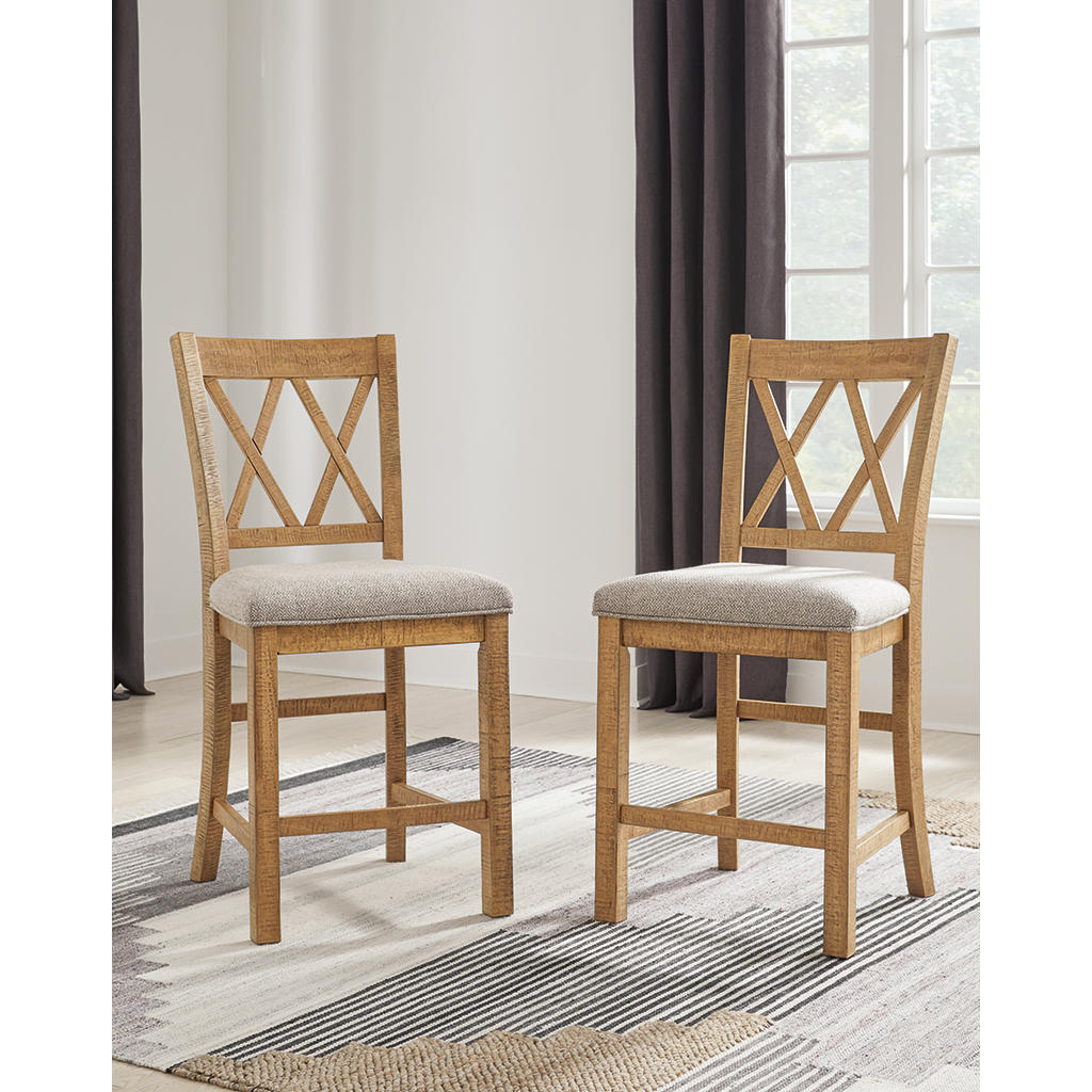 Havonplane Barstool (Set of 2) Signature Design by Ashley® Uncategorized