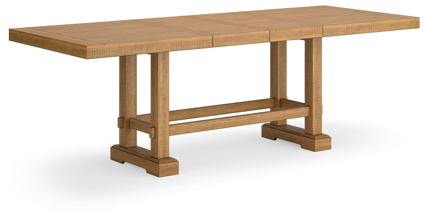 Havonplane Counter Height Extension Dining Table and 4 Barstools
