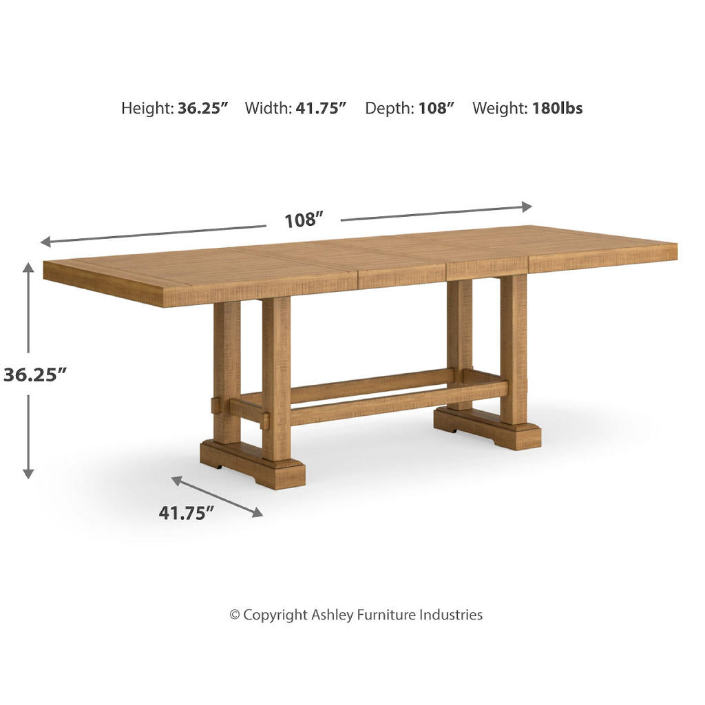 Havonplane Counter Height Extension Dining Table and 6 Barstools Signature Design by Ashley® Uncategorized