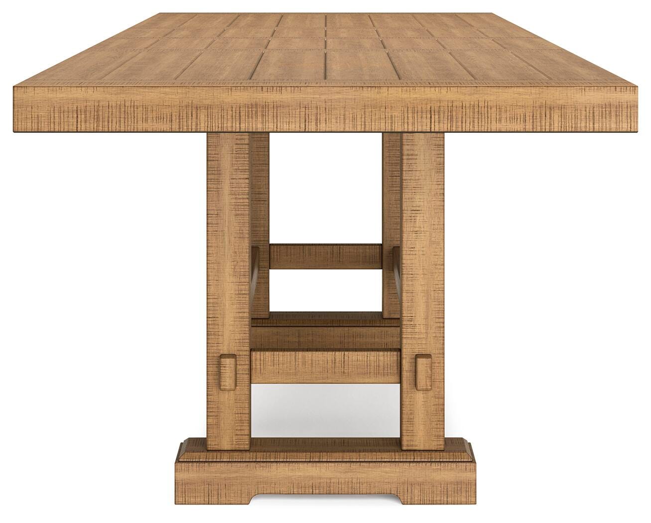 Havonplane Counter Height Extension Dining Table 4 Barstools and Bench
