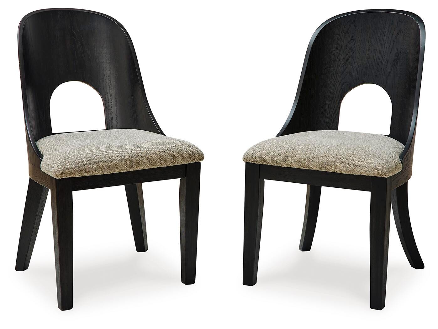 Rowanbeck Table, 2 Arm Chairs and 4 Side Chairs — 7-Piece Signature Design by Ashley® Dining Room