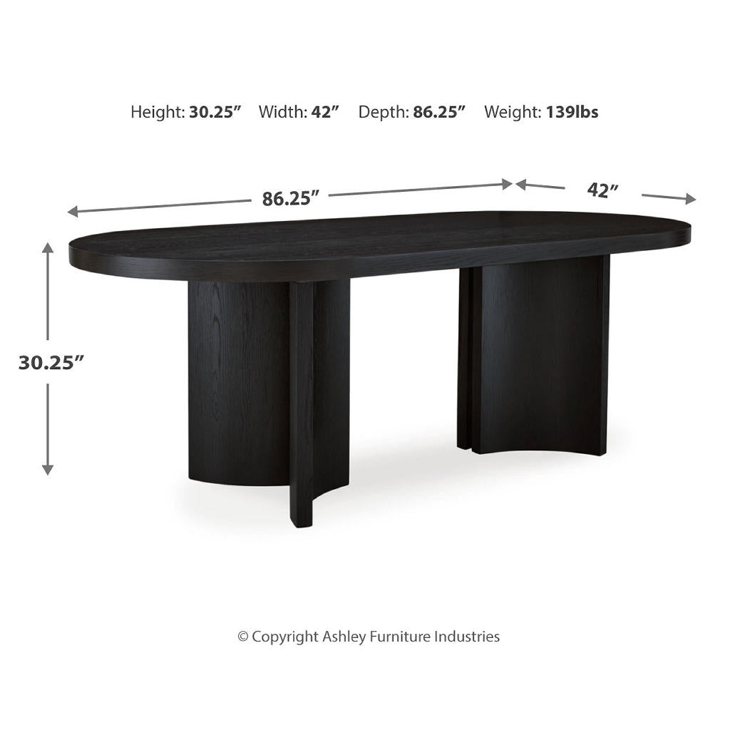 Rowanbeck Dining Table and 6 Chairs Signature Design by Ashley® Uncategorized