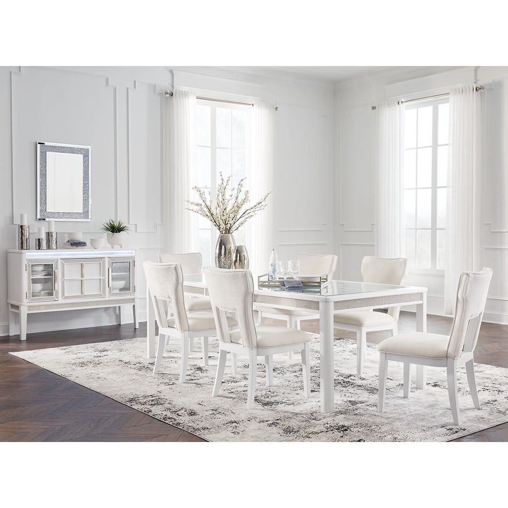 Chalanna Dining Table and 6 Chairs Signature Design by Ashley® Uncategorized