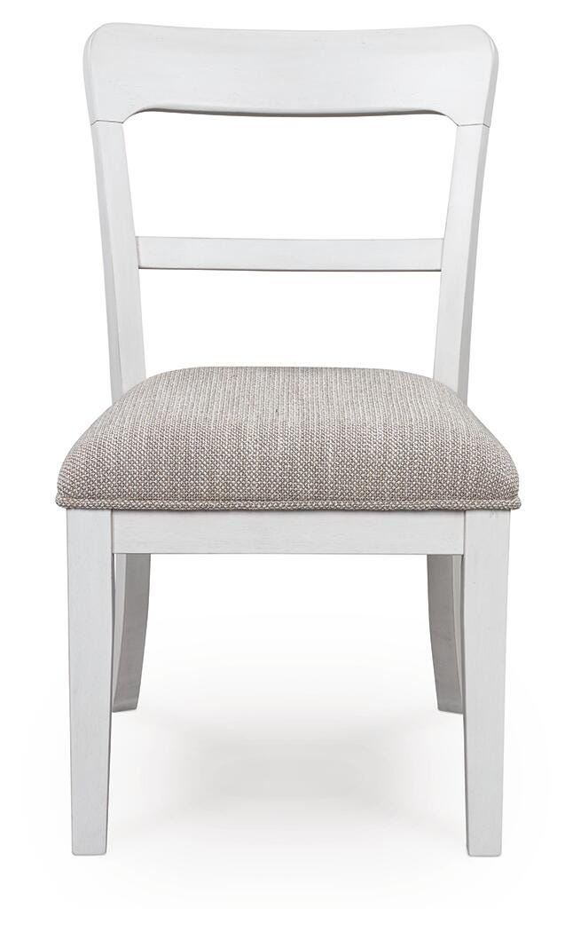 Greddinton Square Pedestal Table and 4 Chairs (D5 — 2nd Colorway)