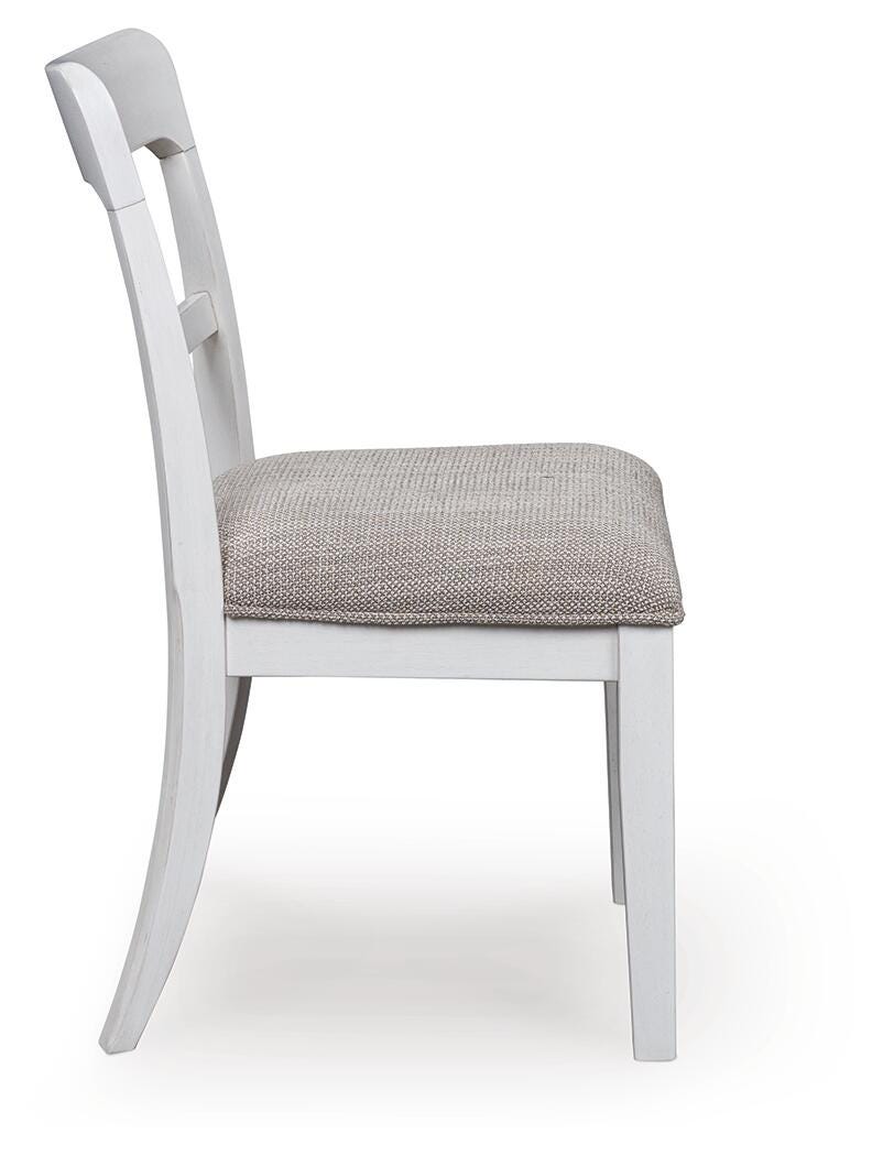 Greddinton Square Pedestal Table and 4 Chairs (D5 — 2nd Colorway)