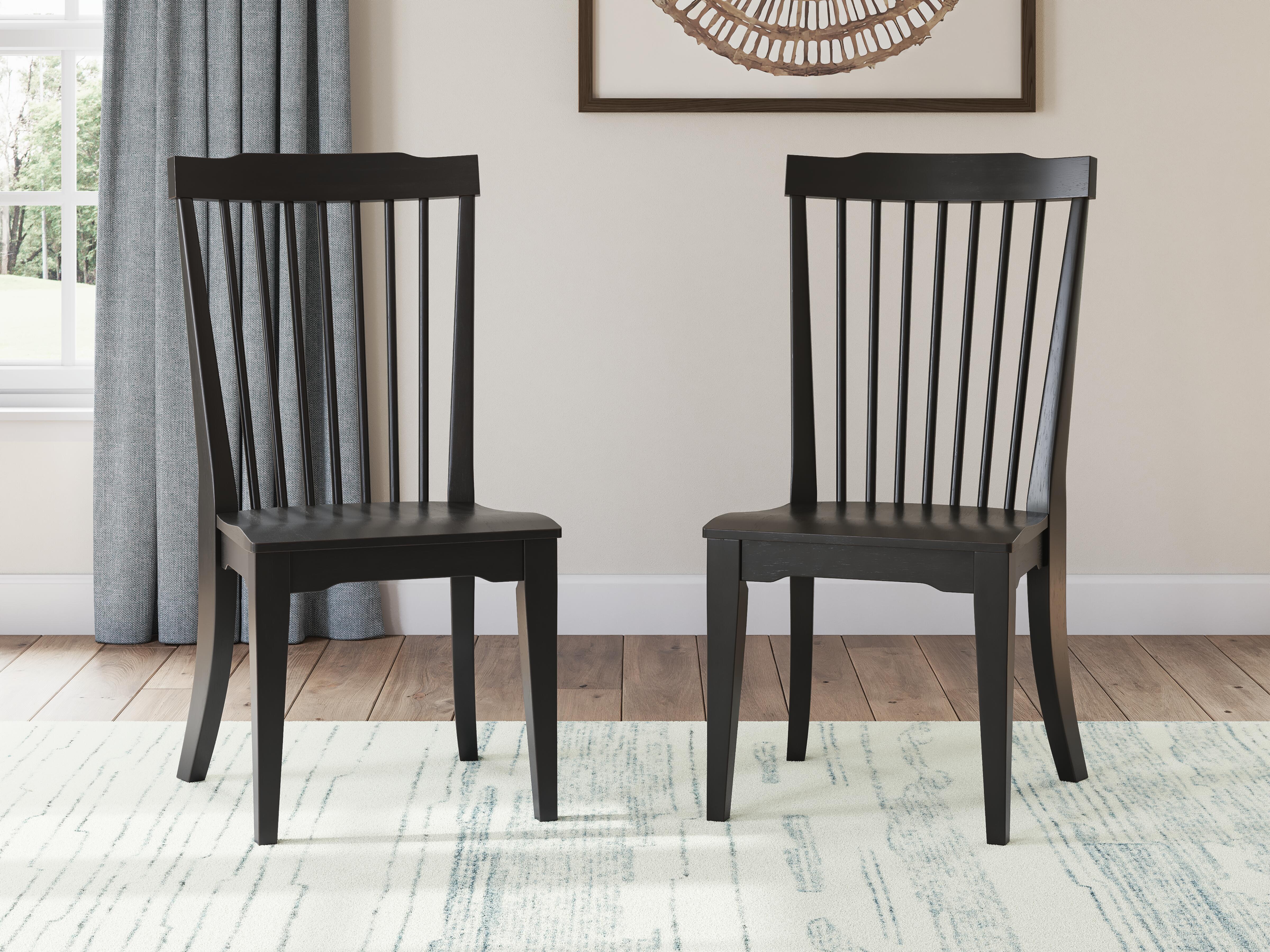 Greddinton 86-Inch Dining Table and 4 Chairs (D22 — 40in Chairs)
