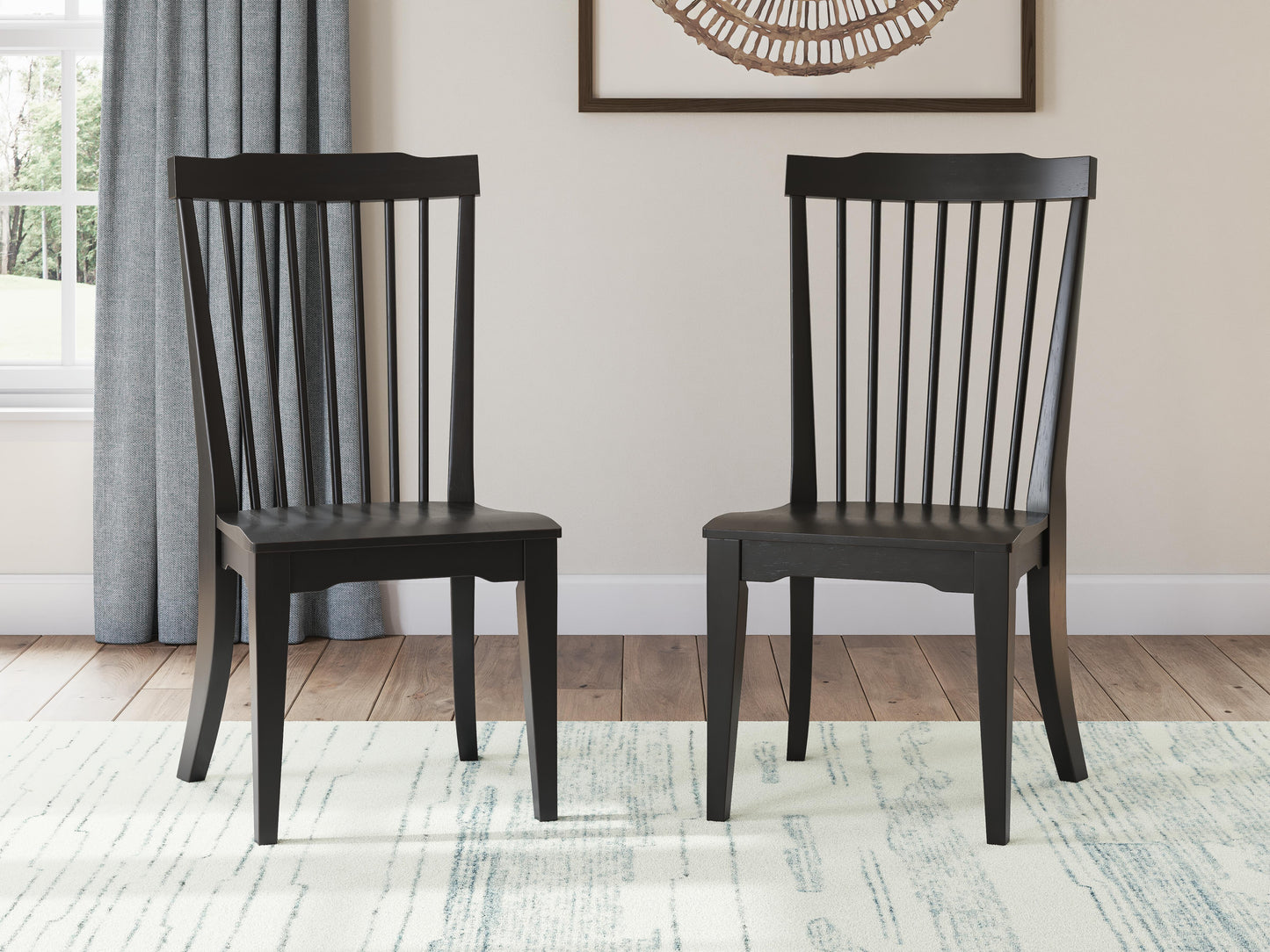 Greddinton 86-Inch Dining Table and 4 Chairs (D22 — 40in Chairs)