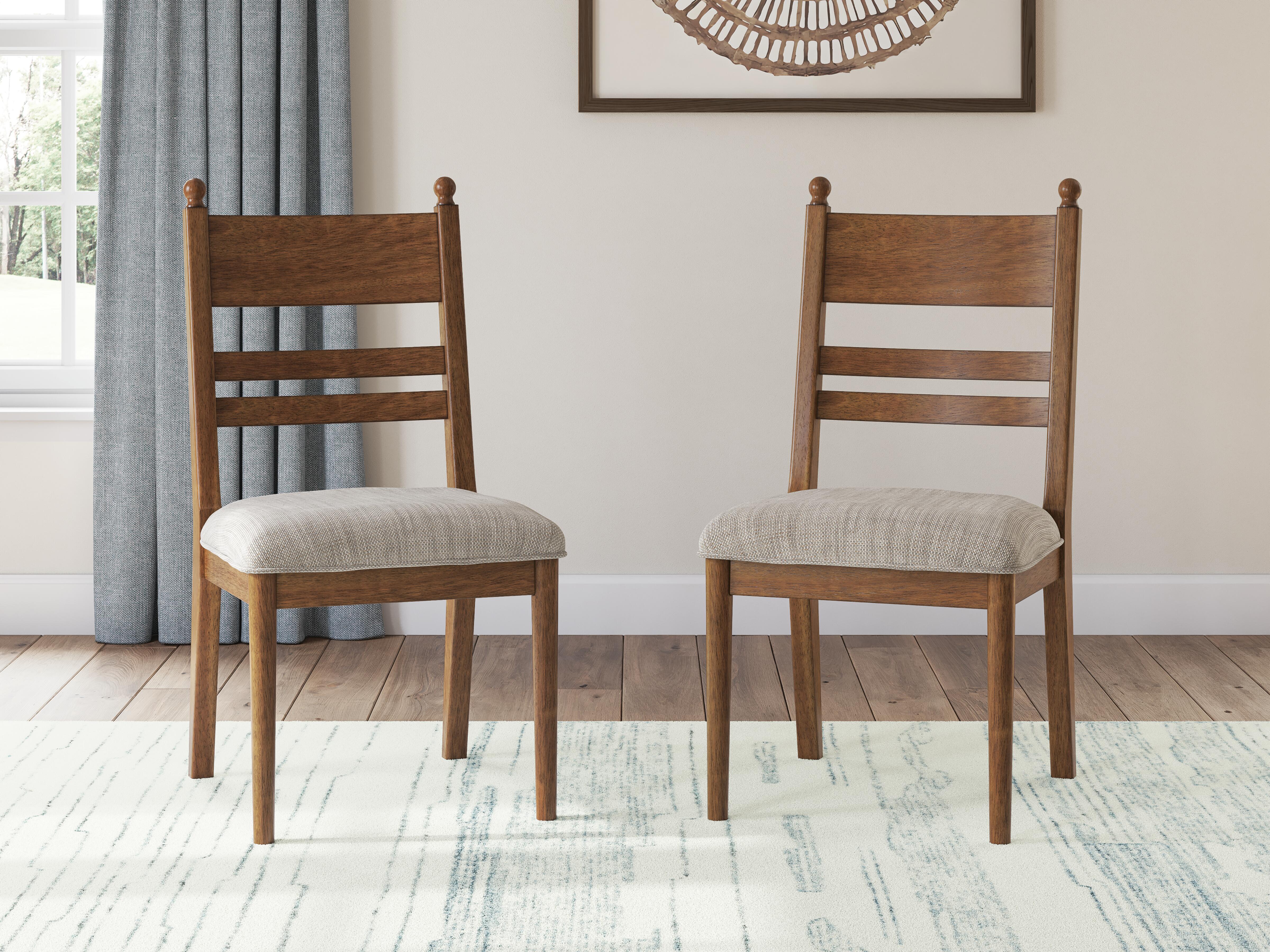 Greddinton 86-Inch Dining Table and 6 Chairs (D26 — 39in Chairs)