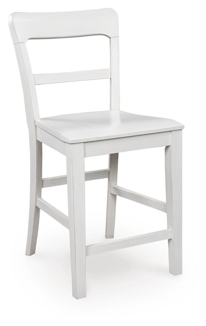Greddinton Counter Table and 4 Barstools (D13 — 39in Stools) Signature Design by Ashley® Dining Package