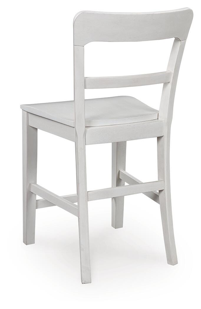 Greddinton Counter Table and 6 Barstools (D14 — 39in Stools) Signature Design by Ashley® Dining Package