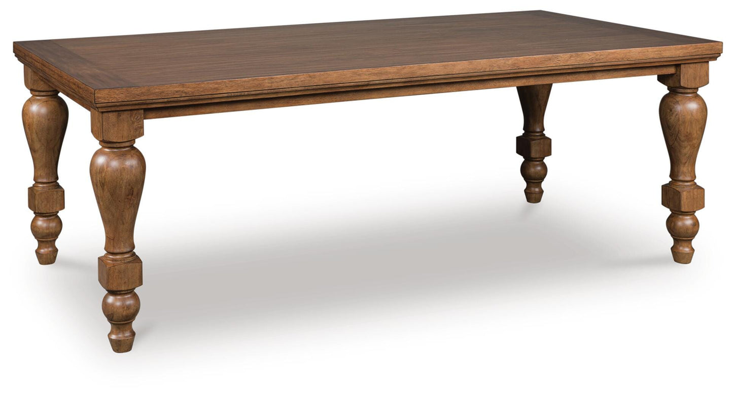 Greddinton 86-Inch Dining Table and 4 Chairs (D22 — 40in Chairs)