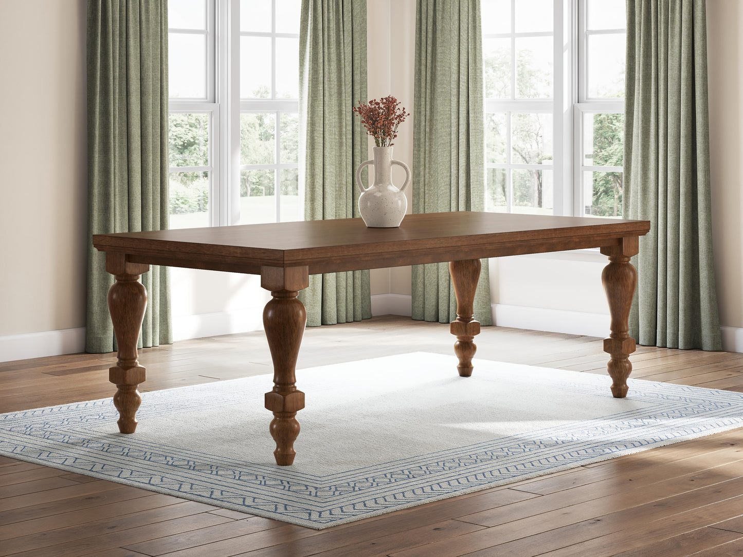 Greddinton 86-Inch Dining Table and 6 Chairs (D24 — 2nd Colorway)