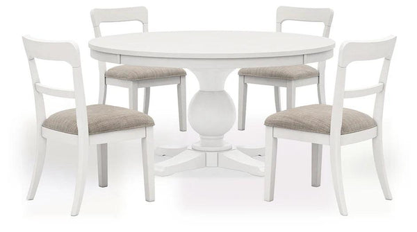 Greddinton Dining Table — White Signature Design by Ashley® Dining Room Tables