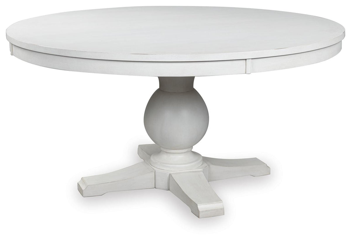 Greddinton 60-Inch Square Pedestal Table and 4 Chairs (D27) Signature Design by Ashley® Dining Package