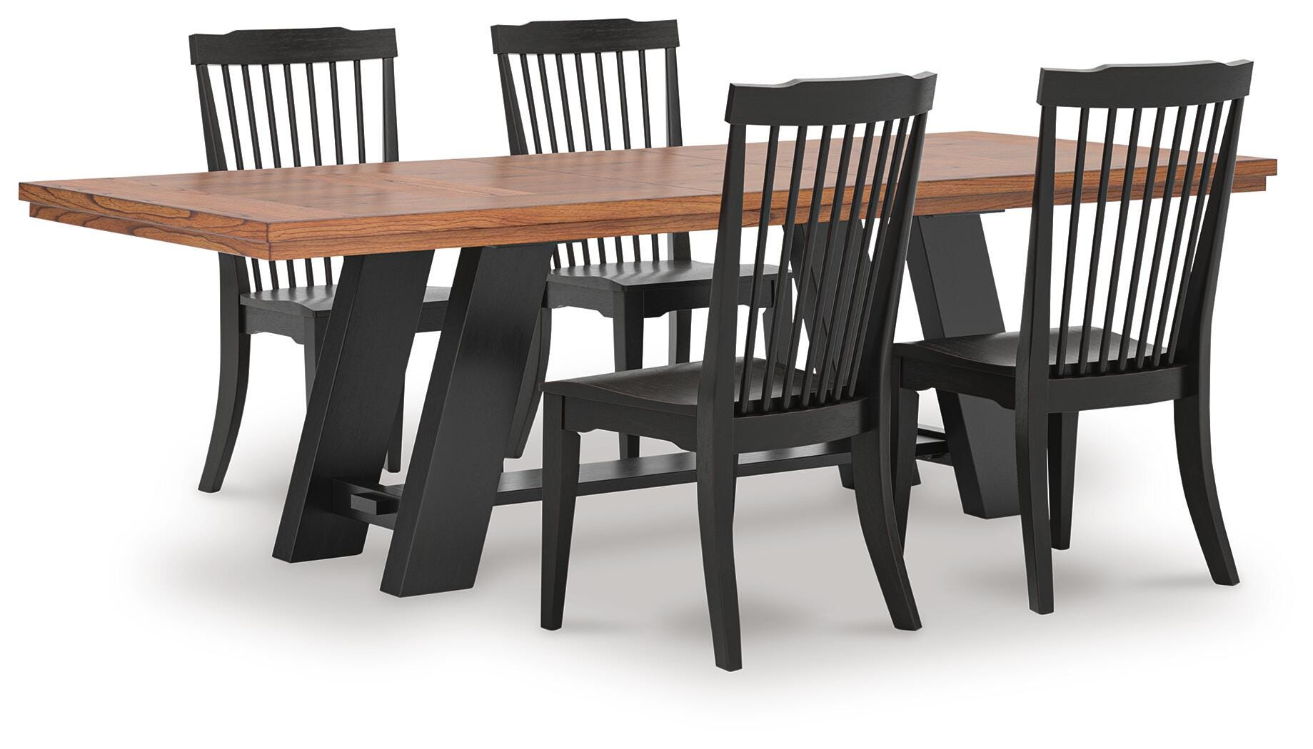 Greddinton Extension Table and 4 Chairs (D32 — 40in Chairs) Signature Design by Ashley® Dining Room