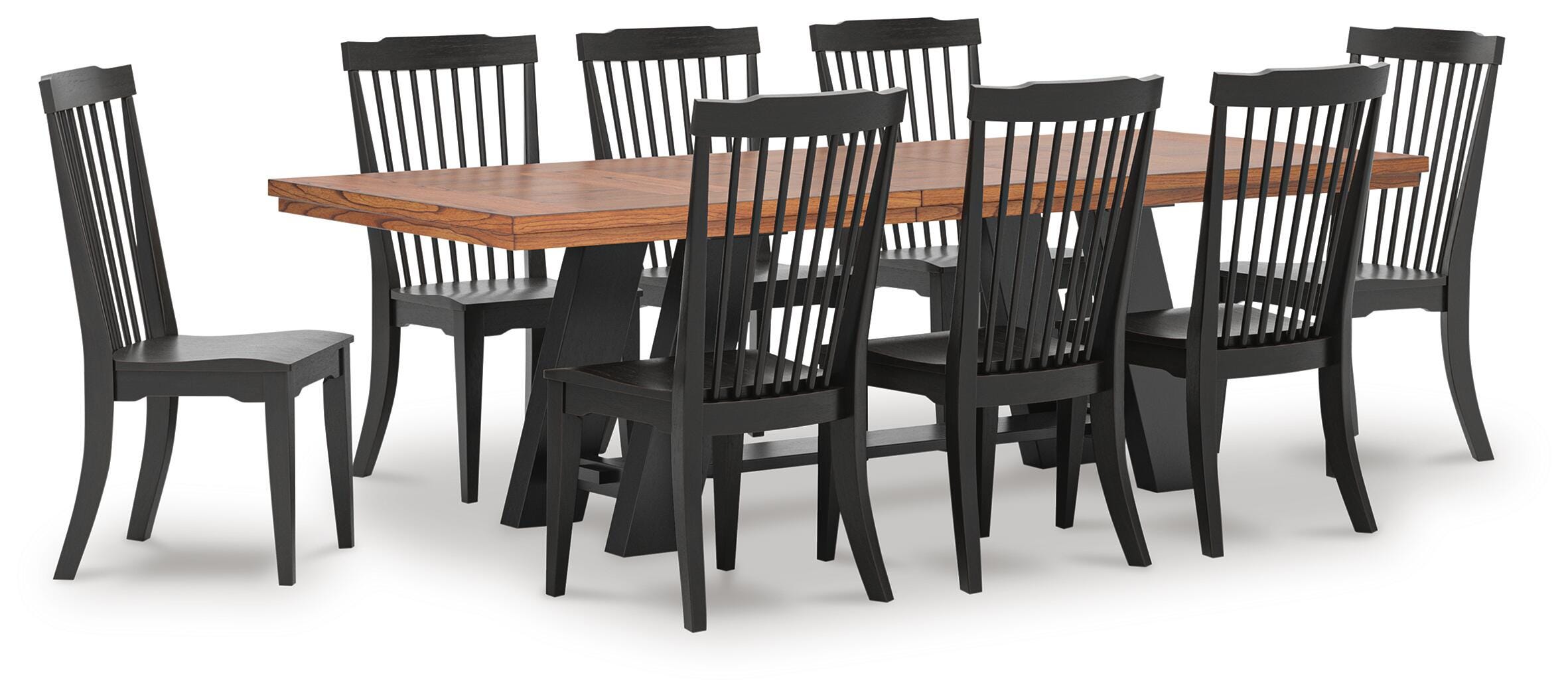 Greddinton Extension Table and 8 Chairs — 9-Piece Set (D34) Signature Design by Ashley® Dining Room