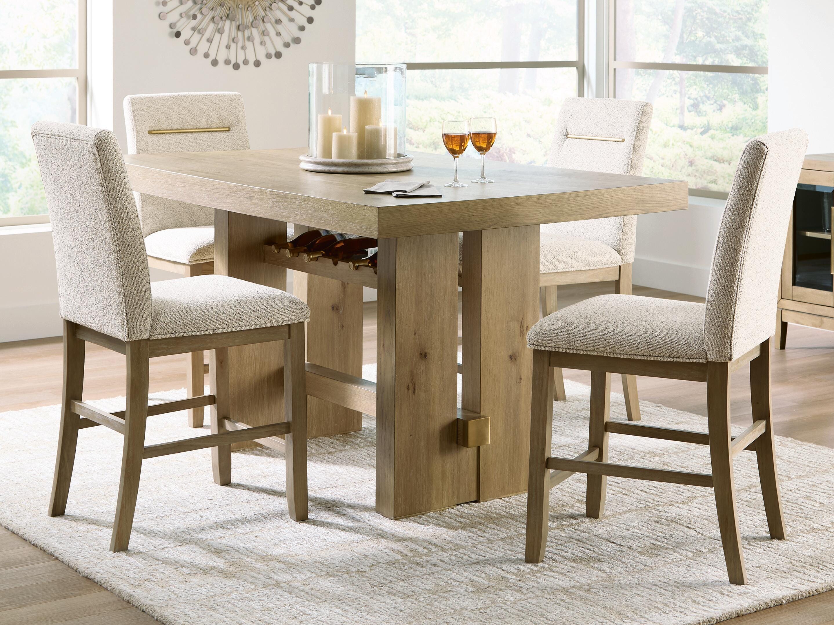 Lasinger Counter Height Dining Table and 4 Barstools Signature Design by Ashley® Dining Room