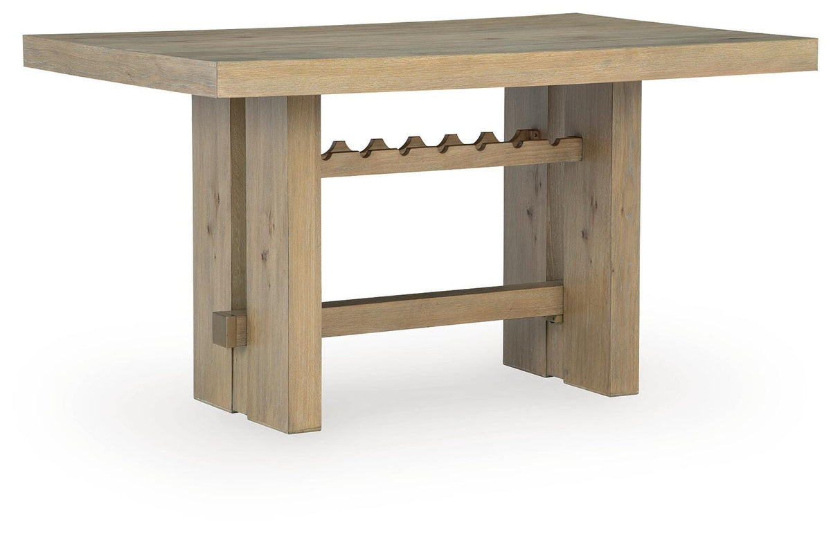 Lasinger Counter Height Dining Table and 4 Barstools Signature Design by Ashley® Dining Room