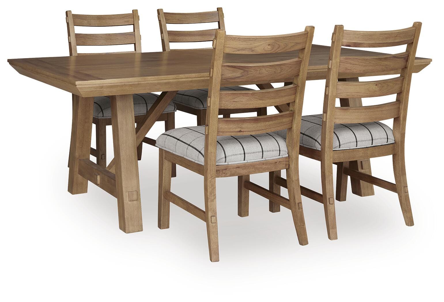 Ridgester Extension Dining Table and 4 Chairs