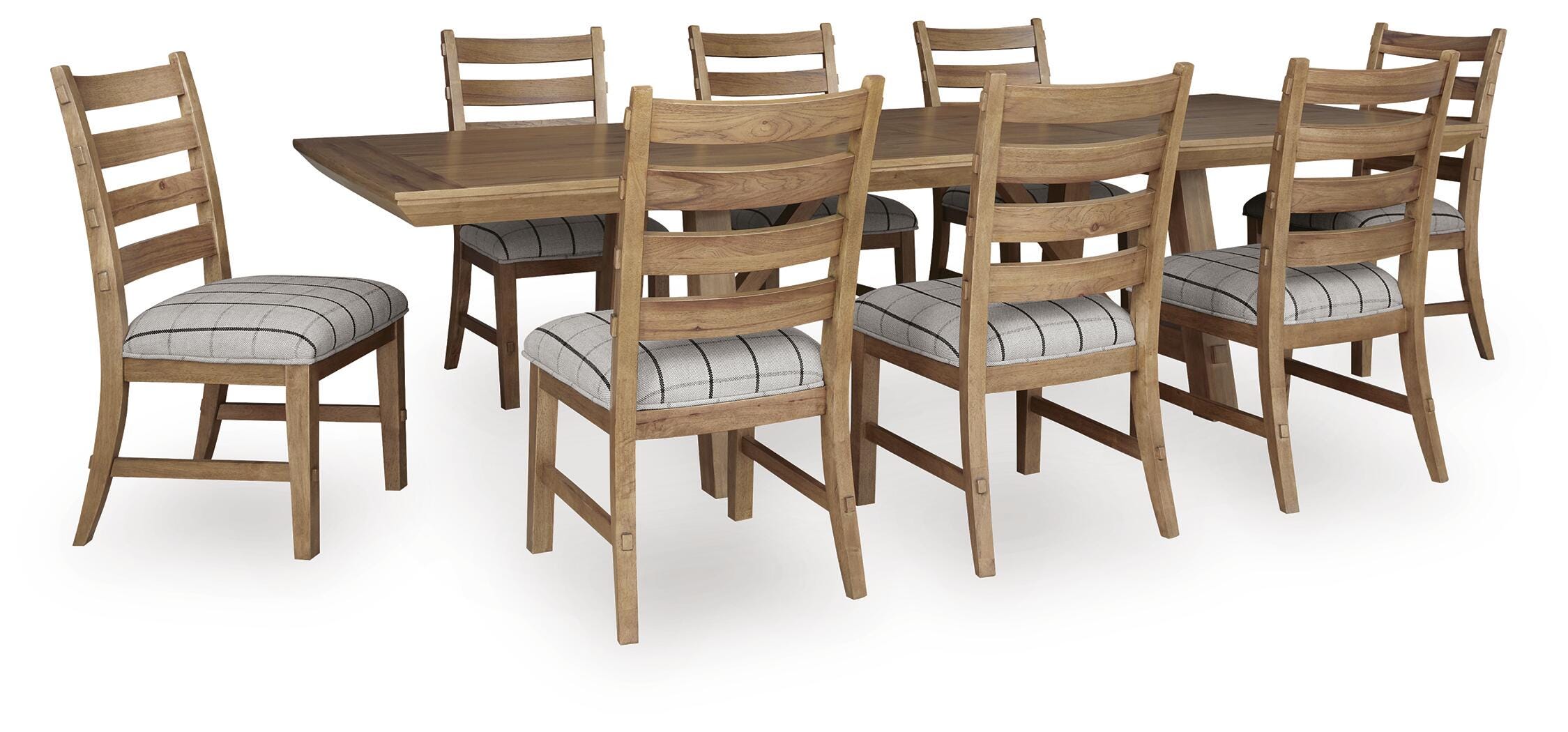 Ridgester Extension Dining Table and 8 Chairs Benchcraft® Dining Room