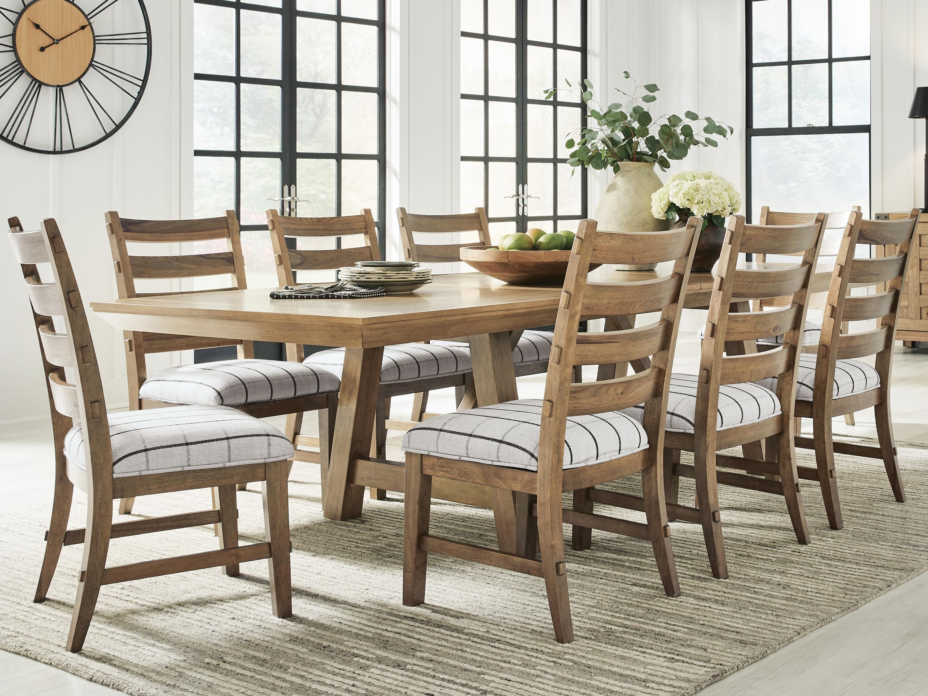 Ridgester Extension Dining Table and 8 Chairs Benchcraft® Dining Room