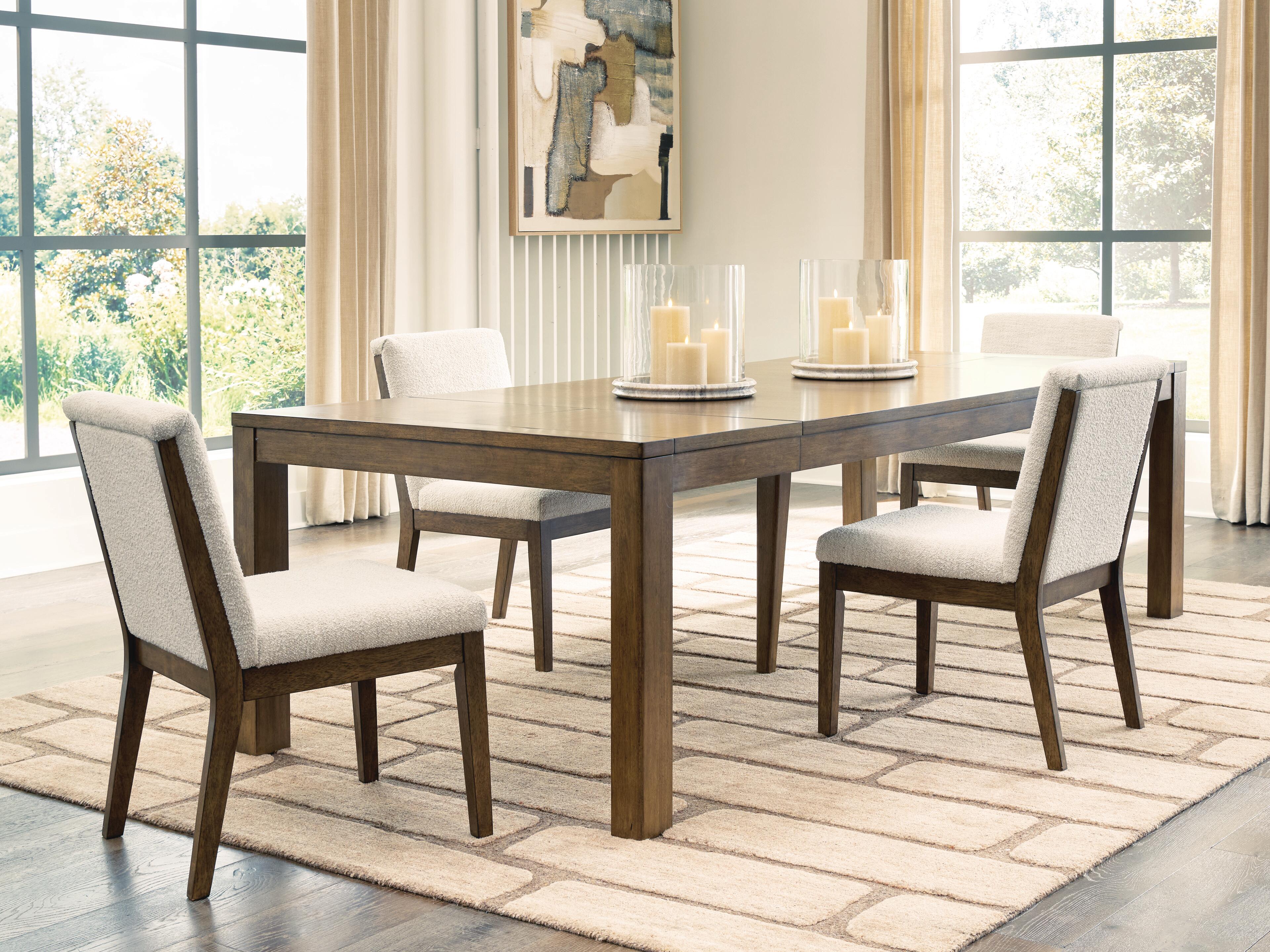 Marxmore Extension Dining Table and 4 Chairs Benchcraft® Dining Room