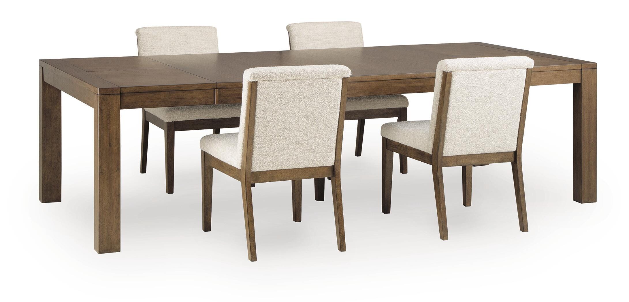 Marxmore Extension Dining Table and 4 Chairs Benchcraft® Dining Room