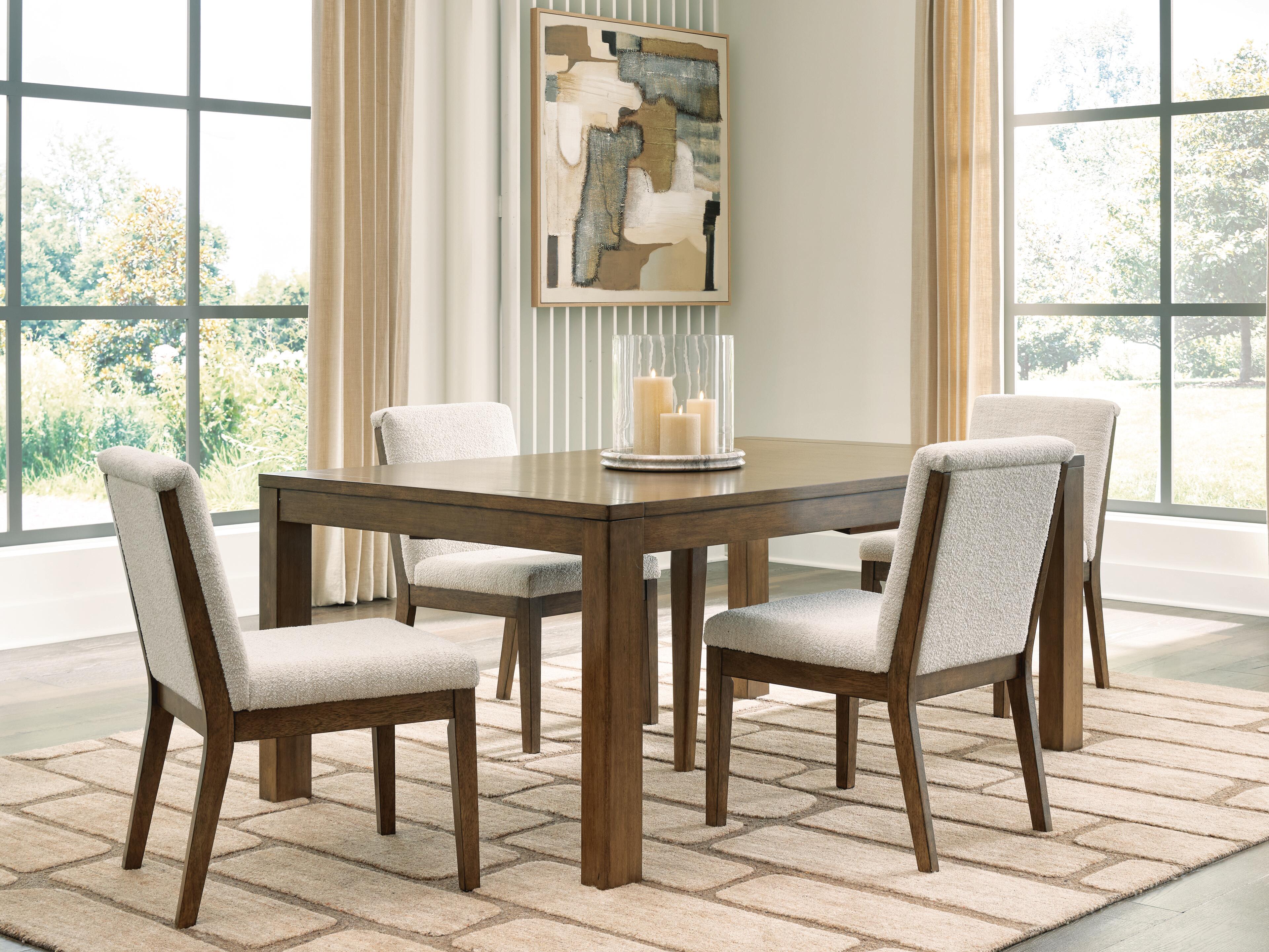 Marxmore Extension Dining Table and 4 Chairs Benchcraft® Dining Room