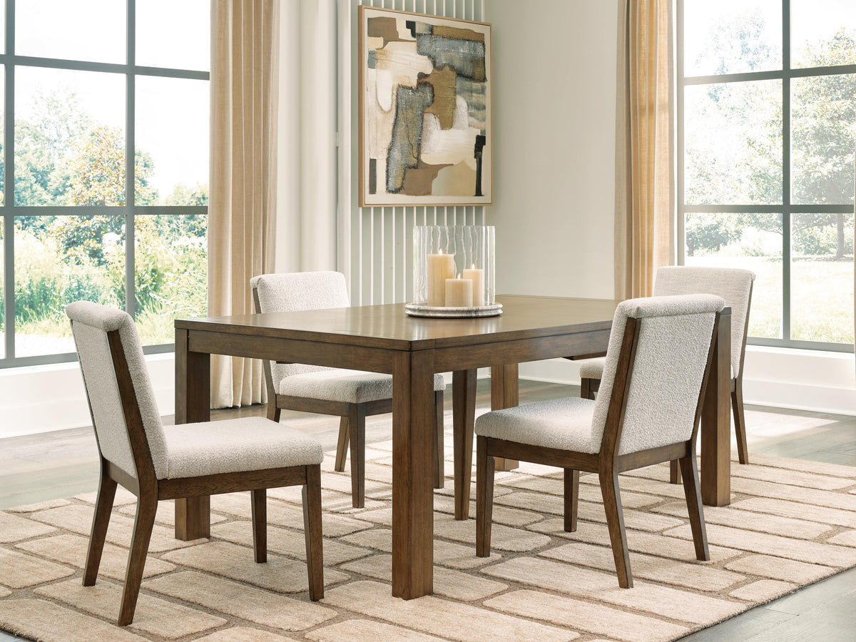 Marxmore Extension Dining Table and 4 Chairs Benchcraft® Dining Room