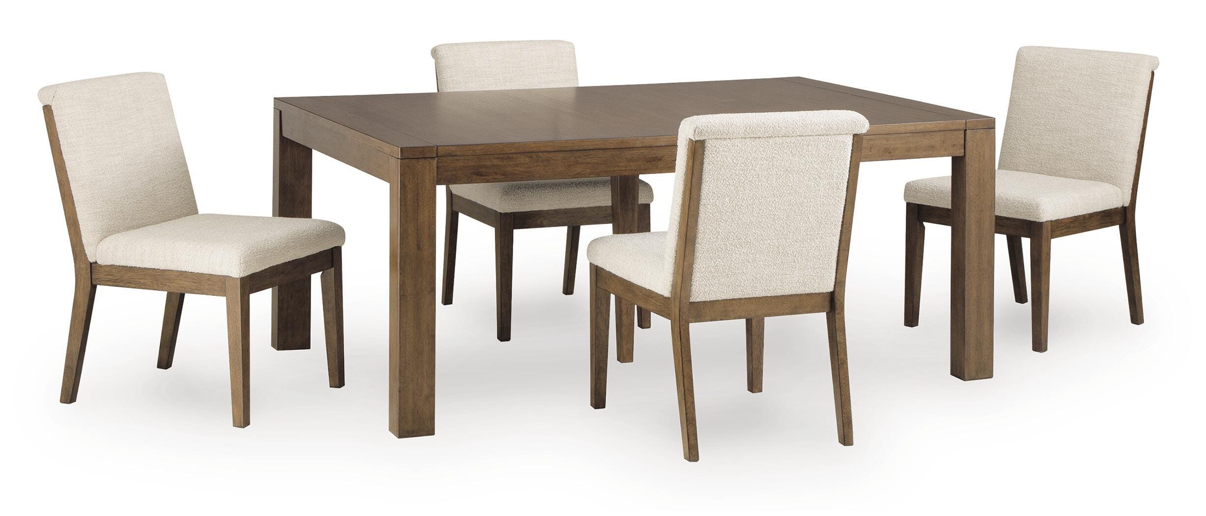 Marxmore Extension Dining Table and 4 Chairs Benchcraft® Dining Room