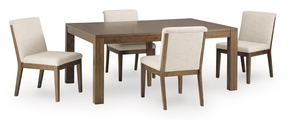 Marxmore Extension Dining Table and 4 Chairs Benchcraft® Dining Room